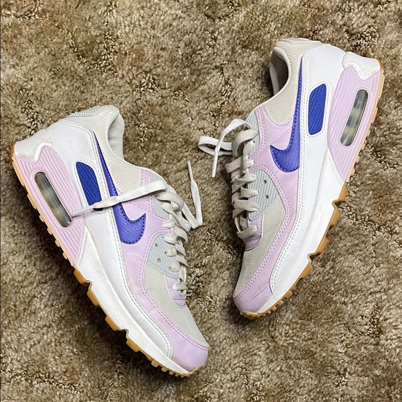 Nike Shoes - Nike Air Max 90 "White/Lapis/Doll/Pure Platinum" Women's Shoe Size 9
